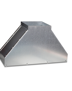 Filling chute for 2x transf. from auger/drive onto feed col.